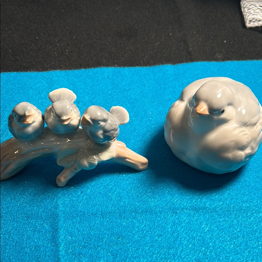 Otagiri Blue and White Bird Figurines lot